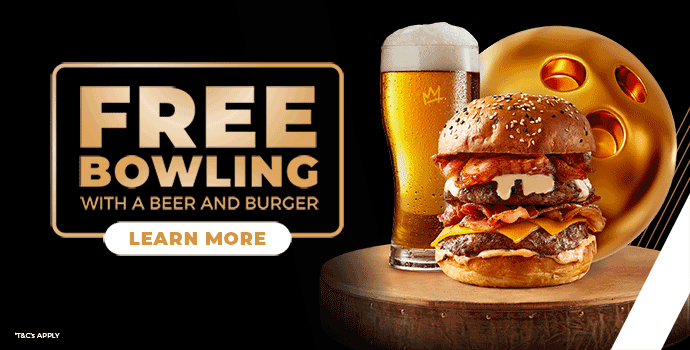 Free Bowling with Beer & Burger