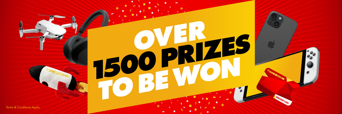 Over 1500 Prizes to be Won