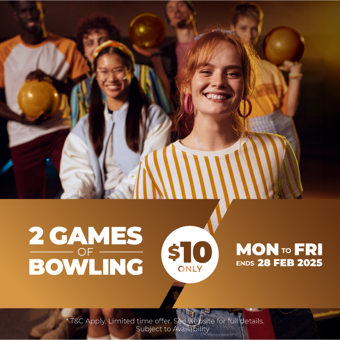 2 Games of bowling for $10 at Kingpin