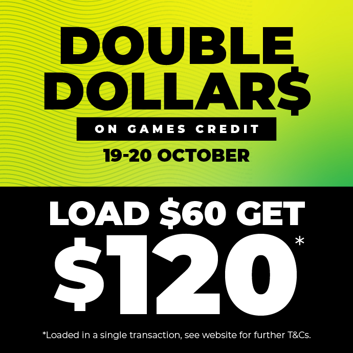 DOUBLE DOLLARS Games Credit Loads